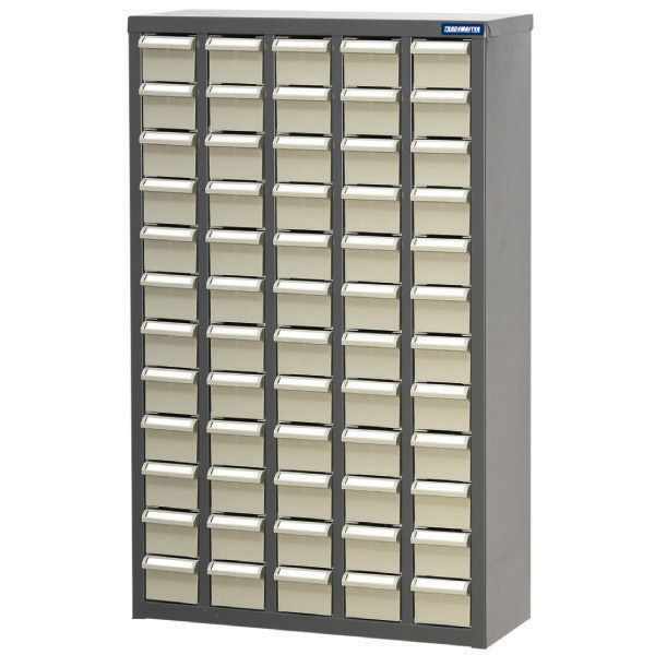 TRADEMASTER - PARTS CABINET METAL A8 60 DRAWERS 586W X 222D X 937H